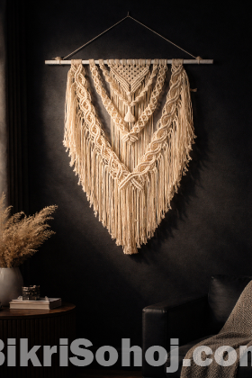 Handcrafted Macrame Wall Hanging – Premium Home Decor